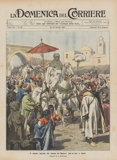 राबर्ट को मोरक्को के सुल्तान अब्द-अल-अजीज का एकमात्र प्रवेश द्वार द्वारा अचिल बेल्ट्रैम