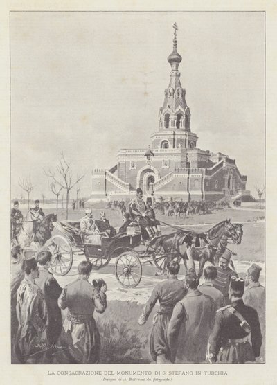 तुर्की में सेंट स्टीफन के स्मारक का संरक्षण द्वारा Achille Beltrame