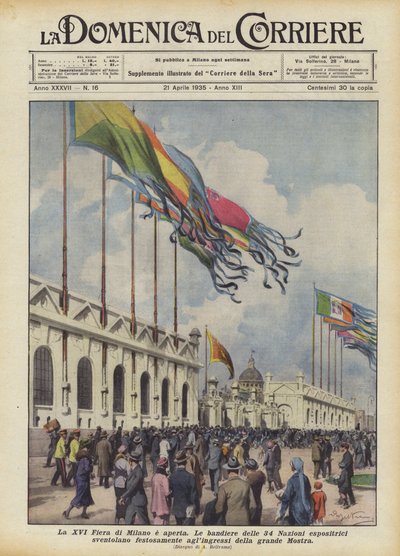 XVI मिलान मेला खुला है द्वारा Achille Beltrame