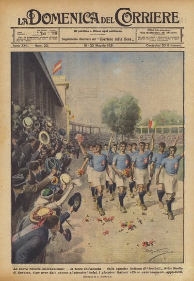 नई अंतर्राष्ट्रीय जीत, वर्ष की तीसरी, इतालवी फुटबॉल टीम की द्वारा अचिल बेल्ट्रैम