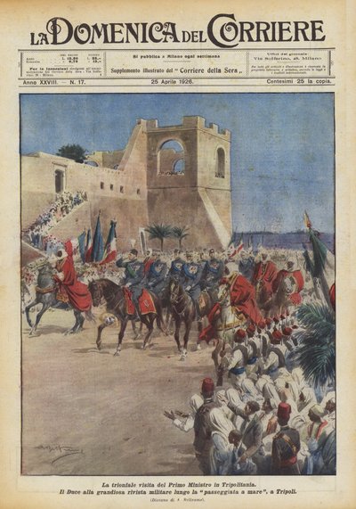 प्रधान मंत्री की त्रिपोलिया यात्रा की विजयी यात्रा द्वारा Achille Beltrame