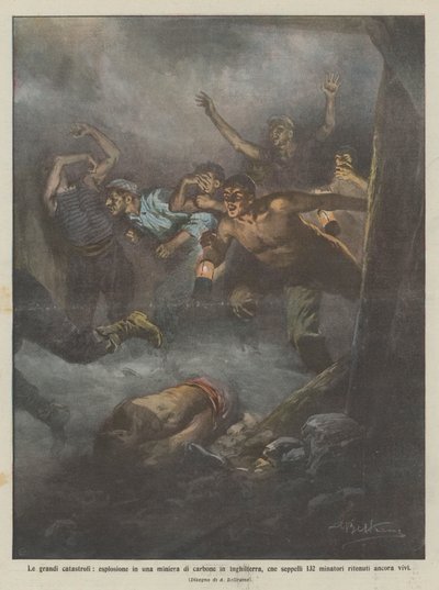 इंग्लैंड में कोयले की खदान में विस्फोट, जो तबाही मचाता है, 132 की मौत द्वारा अचिल बेल्ट्रैम
