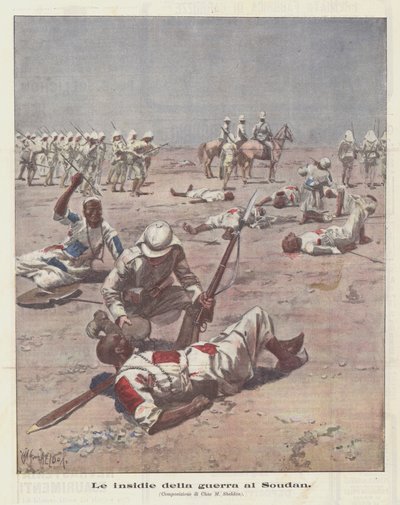 सौदान में युद्ध के नुकसान द्वारा Achille Beltrame