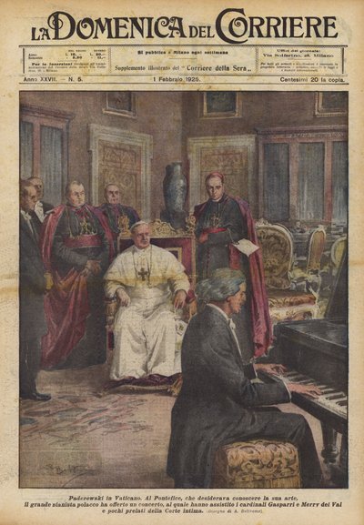 वेटिकन में पैडरवेस्की द्वारा Achille Beltrame