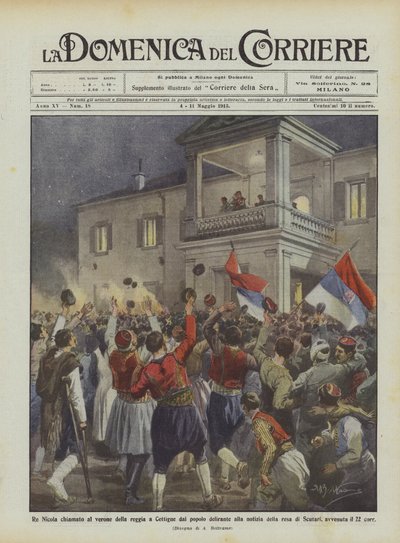 राजा निकोलस ने नाजुक लोगों से आत्मसमर्पण की खबर के लिए Cignigne में महल के शाही घर को बुलाया द्वारा अचिल बेल्ट्रैम