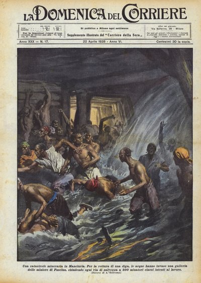 मंचूरिया में एक खनन तबाही द्वारा अचिल बेल्ट्रैम