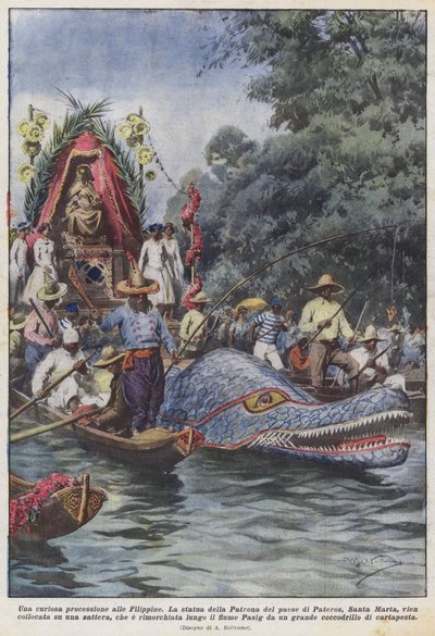 फिलीपींस के लिए एक जिज्ञासु जुलूस द्वारा Achille Beltrame