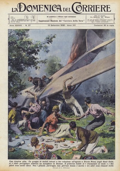 एक दुखद यात्रा द्वारा Achille Beltrame