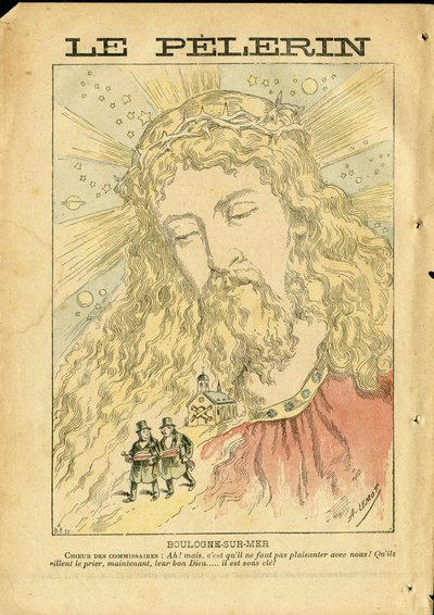 ले पेलेरिन में अकिल लेमोट (1846-1909) का चित्रण द्वारा अकिल लिमोट