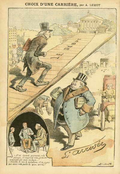 ले पेलेरिन में अकिल लेमोट (1846-1909) का चित्रण द्वारा अकिल लिमोट