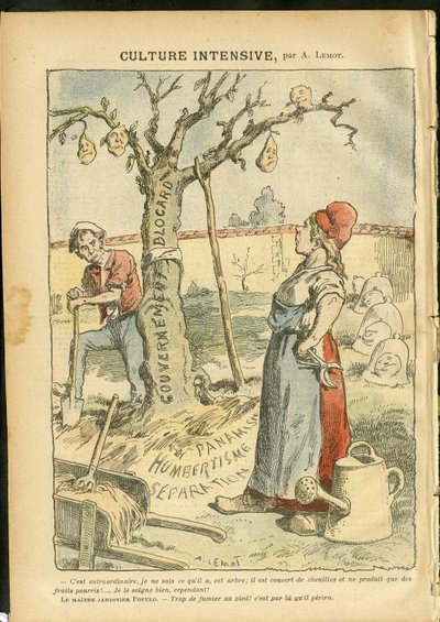 ले पेलेरिन में अकिल लेमोट (1846-1909) का चित्रण द्वारा अकिल लिमोट