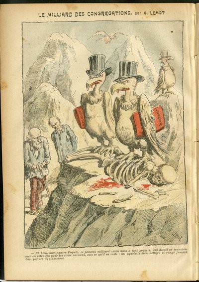 ले पेलेरिन में अकिल लेमोट (1846-1909) का चित्रण, 07/10/06 - अरब मंडलियां - धर्म विश्वास, कैथोलिक कैथोलिकवाद - अरब मंडलियां - गिद्ध द्वारा अकिल लिमोट