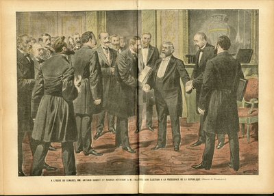 ले पेलेरिन में अकिल लेमोट (1846-1909) का चित्रण, 28/01/06 - चुनाव, गणतंत्र के राष्ट्रपति - फ़ैलिएरेस आर्मंड (1841-1931) द्वारा अकिल लिमोट