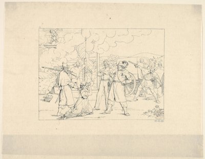 वैलिएंट मेन डेट फाइट मिट सीगल फ्रॉम कॉन्फेडरेट वॉर एचिंग्स, 1861-63। द्वारा एडलबर्ट जॉन वोल्क