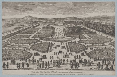 ट्यूलरीज गार्डन, 1680., 1680। द्वारा एडम पेरेल