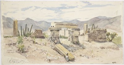 मितला, ओक्साका, मेक्सिको में खंडहर द्वारा एडेला ब्रेटन