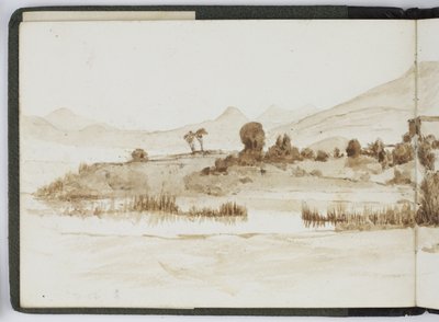 पानी के रंग, चित्र और नोट्स, मेक्सिको की स्केचबुक, 1896-1898 (जल रंग) द्वारा एडेला ब्रेटन