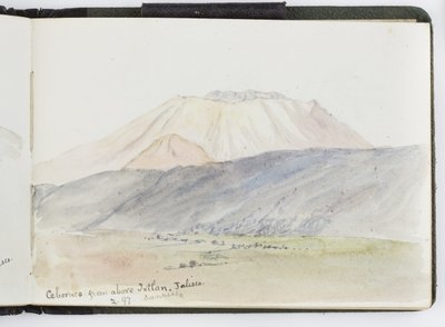 पानी के रंग, चित्र और नोट्स, मेक्सिको की स्केचबुक, 1896-1898 (जल रंग) द्वारा एडेला ब्रेटन