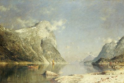 एक Fjord दृश्य द्वारा एडलस्टीन नॉर्मन