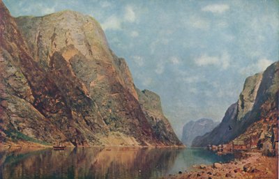 सोगेन फियोर्ड, नॉर्वे, 19 वीं सदी के अंत में, 1914। द्वारा एडलस्टीन नॉर्मन