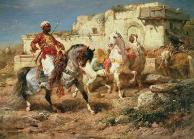 अरब घुड़सवार द्वारा Adolf Schreyer