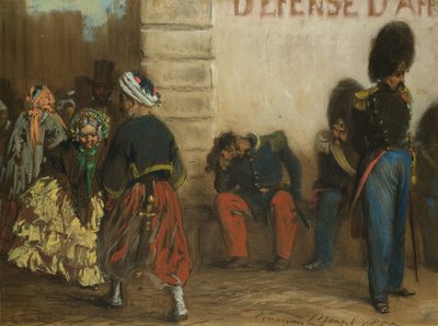पेरिस की मेमोरी, 1855 द्वारा एडॉल्फ मेंजेल