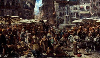 1884 में वेरोना में पियाजे डीएर्बे द्वारा एडॉल्फ मेंजेल