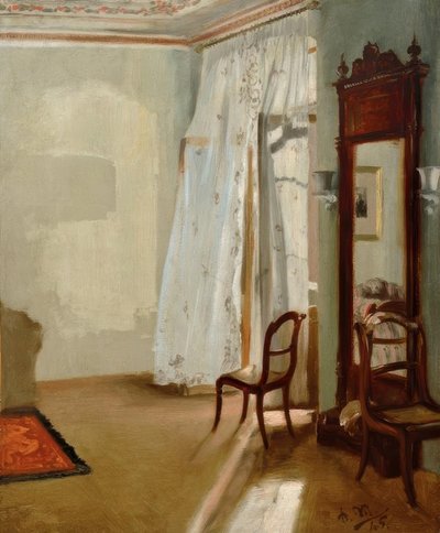 बालकनी का कमरा द्वारा Adolph Menzel