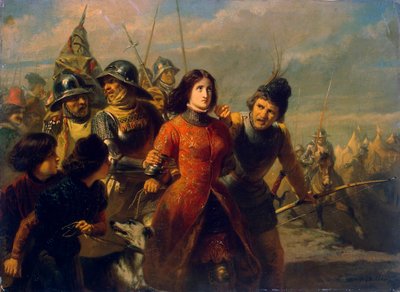 जोन ऑफ आर्क का कब्जा, 1847-1852। द्वारा एडोल्फ अलेक्जेंडर डिलन