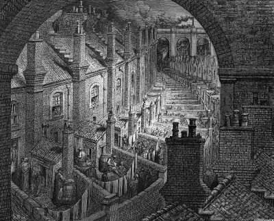 रेल द्वारा लंदन, 1872 में द्वारा एडोल्फ फ्रेंकोइस पनेमेकर