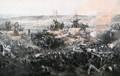 1855 में फ्रांसीसी सेना द्वारा मलाकॉफ़ को ले जाना द्वारा अडोलफे यवन