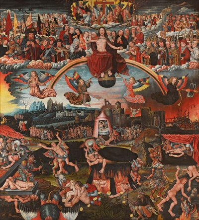 द लास्ट जजमेंट, 1526। द्वारा एड्रियन मोरेल्स और पीटर वान बोवेन