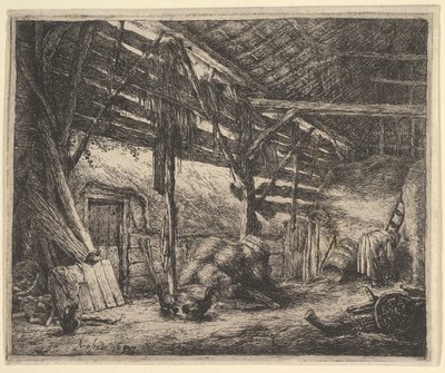 द बार्न, 1647। द्वारा एड्रिएन जंज़। वैन ओस्टेड