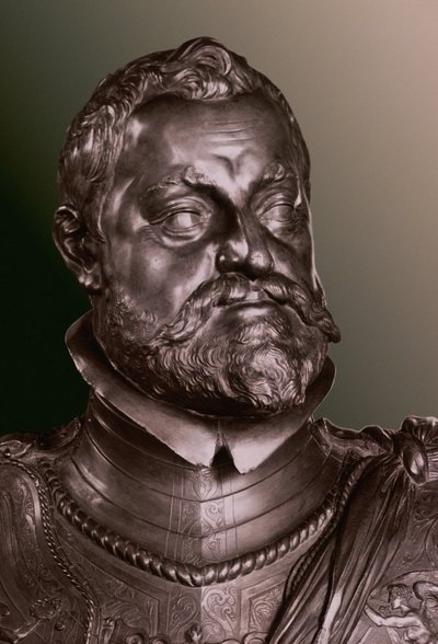 रूडोल्फ द्वितीय पवित्र रोमन सम्राट (1552-1612) आधी लंबाई के चित्र बस्ट का विवरण द्वारा एड्रिएन डे व्रीस