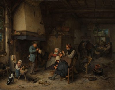 अंदरूनी इलाकों में किसान द्वारा Adriaen van Ostade