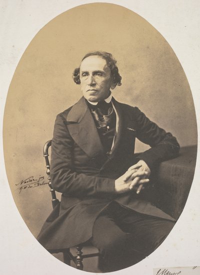 जियाकोमो मेयरबीर का पोर्ट्रेट 1791-1864, 1857। द्वारा एड्रियन टुर्नाचोन