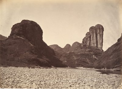 सिंग चांग के पास पाइल स्टोन माउंटेन, सीए। 1869. द्वारा अफोंग लाइ