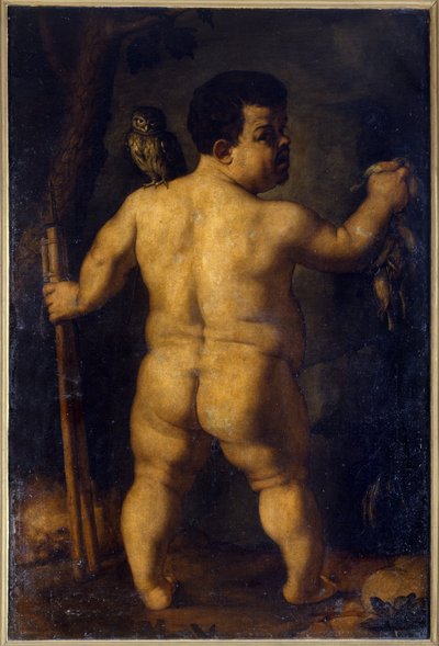 नैनो मोर्गेंटे। Cosimo I de Medici (16वीं शताब्दी के उत्तरार्ध) के दरबार के सबसे प्रसिद्ध बौनों में से एक का पोर्ट्रेट। एग्नोलो एलोरी द्वारा पेंटिंग, डेटो इल ब्रोंज़िनो (1503 - 1572) द्वारा एग्नोलो ब्रोंज़िनो
