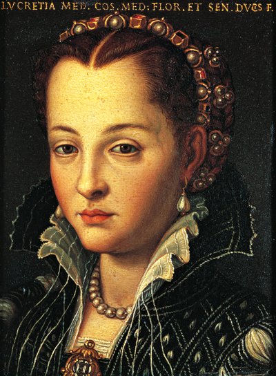 मेडिसी द्वारा लुक्रेज़िया का पोर्ट्रेट (फ्लोरेंस द्वारा Agnolo Bronzino