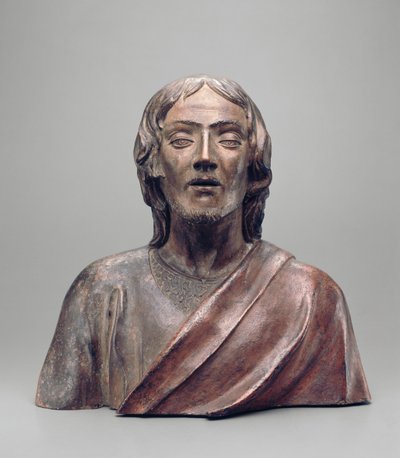 सेंट जॉन द बैप्टिस्ट, c.1490-1500 (पॉलीक्रोम सजावट के साथ टेराकोटा) द्वारा एग्नोलो डी पोलो