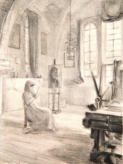 स्टूडियो, ला बोइसीयर, 1909 द्वारा अल्बर्ट डी बेलेरोचे