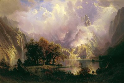 रॉकी पर्वत लैंडस्केप द्वारा Albert Bierstadt