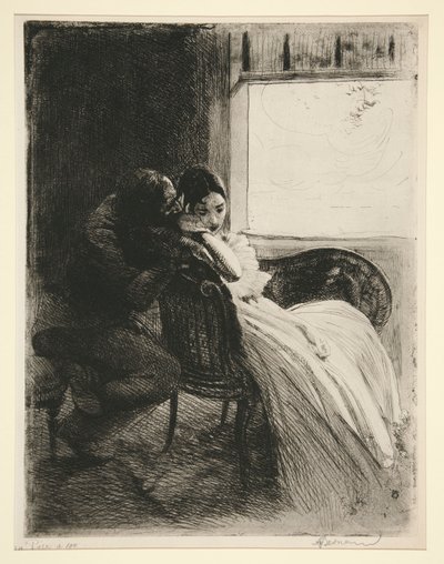 छेड़खानी (इश्कबाज़ी) द्वारा Albert Besnard