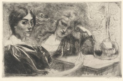 मॉर्फिन नशेड़ी (मॉर्फिनोमेन्स) द्वारा Albert Besnard