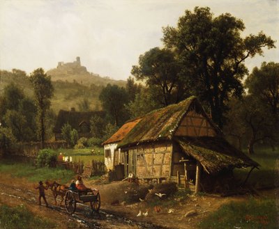 तलहटी में, 1861 द्वारा अल्बर्ट बिएरस्टाड