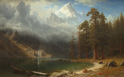 माउंट कोरकोरन, c.1876-77 (कैनवास पर तेल) द्वारा अल्बर्ट बिएरस्टाड