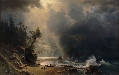 पैसिफिक साउंड ऑन द पैसिफिक कोस्ट, 1870 द्वारा Albert Bierstadt