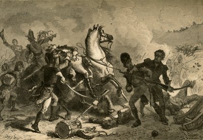 न्यू ऑरलियन्स की लड़ाई - जनरल पाकेनहम की मृत्यु, 1878। द्वारा अल्बर्ट बोबेट