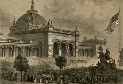 शताब्दी प्रदर्शनी का उद्घाटन, 4 मई, 1876, 1878। द्वारा अल्बर्ट बोबेट