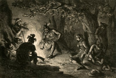 1877 में व्योमिंग वैली के कैदी। द्वारा अल्बर्ट बोबेट